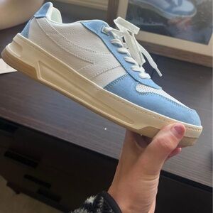 Fabletics Blue and White Women's Sneakers
